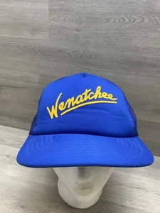 Gorra Wenatchee T Plus Trucker Malla Snapback Cuerda Delantera Azul De colección - Imagen 1 de 11
