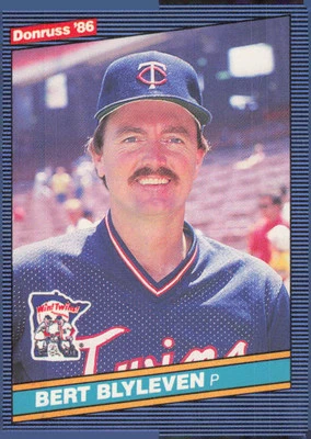 1986 Leaf #88 Bert Blyleven - Image 1 of 2