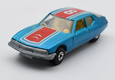 Matchbox Superfast MB51 Citroen SM blu #8. Bdpl. non verniciato. Lesney England - Immagine 1 di 4