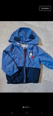 Mickey Mouse Jacke Dünn Blau Gr.80 - Bild 1 von 4