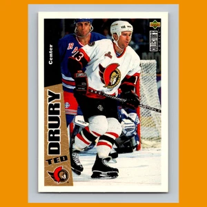 Tarjeta de hockey Ted Drury #183 1996-97 elección de coleccionistas Ottawa Senators NHL - Imagen 1 de 3