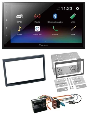 Pioneer USB Bluetooth DAB 2DIN MP3 Autoradio für Peugeot 207 307 Expert Partner - Bild 1 von 4