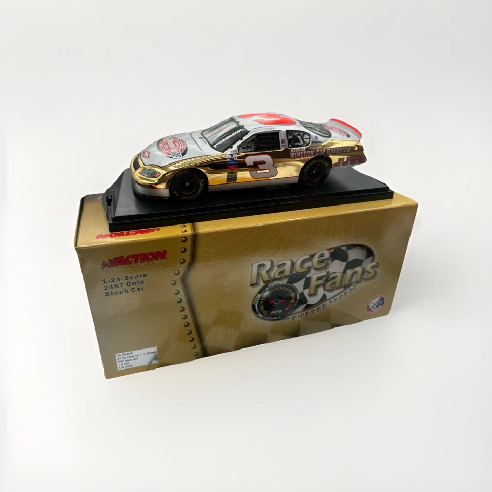 Dale Earnhardt #3 24KT Oro La Vuelta Victoria 7X Campeón 1/24 2003 Monte Carlo Foto 1 de 4