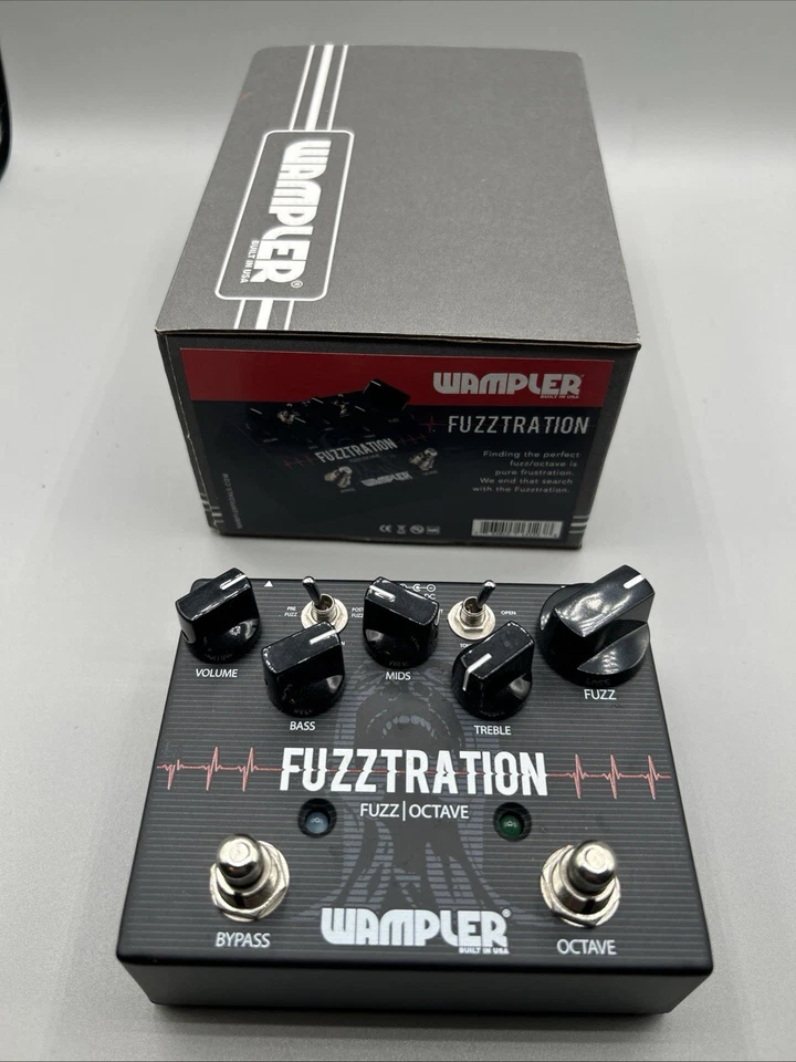 Wampler - Fuzztration - Fuzz - Pedal de efectos para guitarra eléctrica - Ecualizador de tres bandas Foto 1 de 1