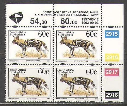 RSA 1993 Hunting Dog/Animals/Nature/Wildlife 1997 rprnt 1v c/b  (za10034) - Image 1 of 1