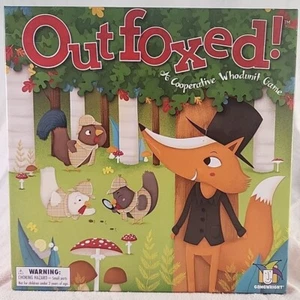 Board Game Outfoxed Cooperative Whodunit Mystery Ages 5+ Gamewright 2015 - Picture 1 of 6