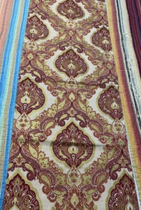 Max Studio Hogar Cama Bufanda Hotel Mesa Corredor 14.5x89.5” Boho Dorado Brillante - Imagen 1 de 8