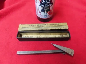 Vtg Ideal Double Scale Indicator W/box,Ideal Tool Co.Rochester,NY~GD+🤠🤠11.23R - Picture 1 of 7