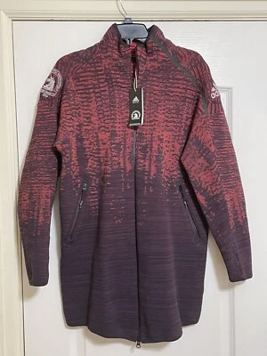 NOVA Jaqueta Feminina Adidas Boston Marathon 2018 Z.N.E.Track Nobel Vermelha Tamanho PEQUENO - Imagem 1 de 4