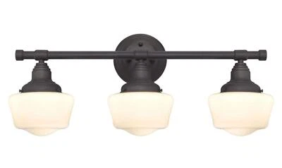 Westinghouse 63421 学者 3 灯 VANITY 墙固定青铜 — 第 1/2 张图片