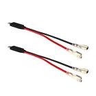 1 Pair Male Plug Single Diode Converter Cablesfor H1 LED HID Headlight Bulb