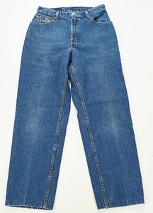 Rare VTG LEVI’S 550 Relaxed Fit Tapered Leg Red Tab Zip Fly Denim Jeans 90s SZ L - Picture 1 of 9