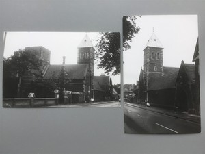  2 x Ramsgate (plain back) RP postcards: St Augustine Roman Catholic church 1977