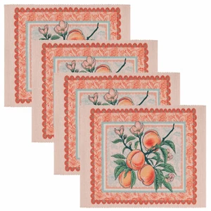 Anemone Peaches Indoor/Outdoor Placemats Multicolour - Picture 1 of 1