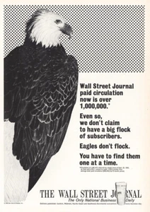Wall Street Journal 1966: anuncio impreso vintage de circulación pagada - Imagen 1 de 1
