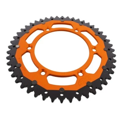 CORONA DUAL 48 520 ARANCIONE ZF 758.04.98 per KTM 300 EXC 2T 1993-2024 - Immagine 1 di 2