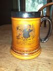 Vintage 1971 Lord Nelson Pottery England Beer Stein Mug Silver Trim 