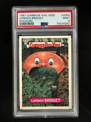1987 Garbage Pail Kids #435a - London Bridget - PSA 9 - Image 1 of 2