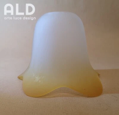 Ricambio lampadario lampada lume applique boccia in vetro ambrato attacco e14 - Immagine 1 di 4