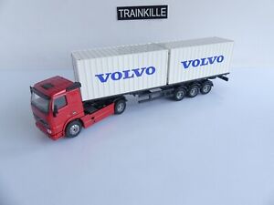 JOAL 1:50 / 341 CAMION TRACTEUR VOLVO FH12 + REMORQUE CONTAINERS VOLVO