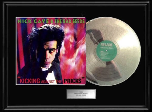 NICK CAVE KICKING AGAINST THE PRICKS WHITE GOLD SILVER PLATINUM TONE RECORD RARE Foto 1 de 1