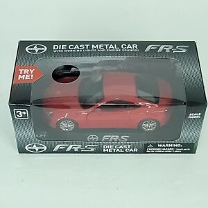 FR-S Scion Scale Metal Red Car Die Cast Working Lights Engine Sounds NEW 2013