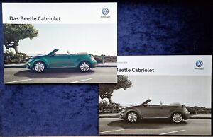 VW Beetle Cabrio Cabriolet, Prospekt 6.2017   + Beilage "Technik  und Preise"