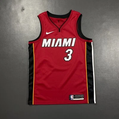 100% Authentic Dwyane Wade Nike Miami Heat Statement Jersey Size 44 M Mens - Image 1 of 4