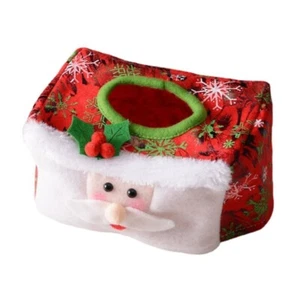 Practical Holiday Santa Christmas Tissue Paper Cover Elegant Paper Container - Picture 1 of 8