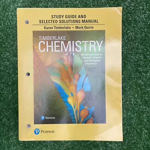 Study Guide And Selected Solution Manual-Paperback-By Timberlake Karen,Quirie - Picture 1 of 8