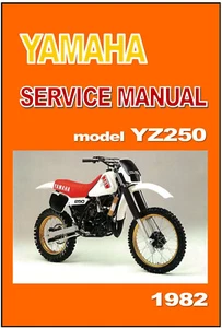 YAMAHA Workshop Manual YZ250 J 1982 Service Repair Tuning Maintenance YZ250J - Picture 1 of 5