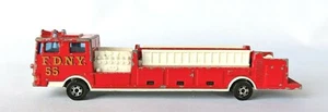 1:86 RARE - Majorette nº319 - Fire Engine Truck "Grande Echelle" - FDNY 55 - Photo 1 sur 10