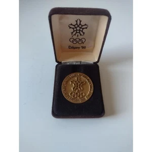 1988 Calgary Winter Olympic Games Opening Ceremonies Bronze Participation Medal - Picture 1 of 6
