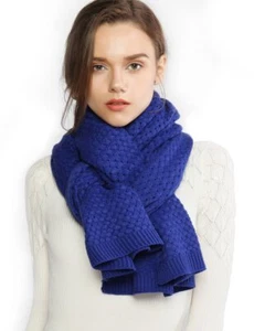 Chunky Knit Winter Scarfs for Women Thick Long Oversized Warm Scarves - Picture 1 of 7
