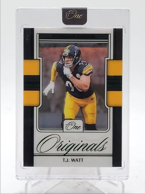 T.J. WATT 2024 PANINI ONE ORIGINALS GREEN STEELERS /25 Q5393 - Image 1 of 2