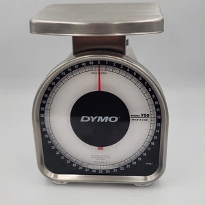 Báscula Postal Mecánica DYMO Y50 50 LB - Acero Inoxidable Vintage - Imagen 1 de 8