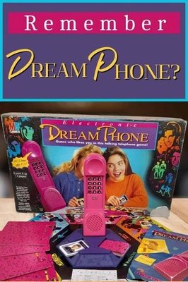 DREAM PHONE MB Games Secret Admirer Electronic Board Game 1992 COMPLETE WORKING  - Image 1 of 4