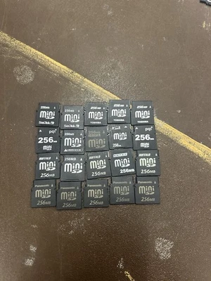 256 MB Mini SD Card Memory Card - For Cameras, PC, Phones - One per purchase - Image 1 of 2