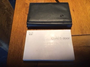 Honda Civic Mk8 Owners Manual Instruction Handbook Wallet 2006 To 2013 Genuine - Picture 1 of 1