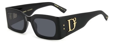 Dsquared2 D2 0109/S BLACK/GREY 52/23/140 women Sunglasses - Image 1 of 3