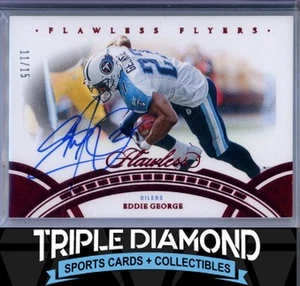 2023 Panini Flawless Eddie George Flawless Flyers Autograph Auto #11/15 T357 - Picture 1 of 2