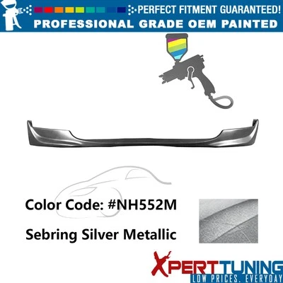 Fits 04-09 Honda S2000 AP2 2DR OE Style Front Bumper Lip #NH552M Sebring Silver Foto 1 de 4
