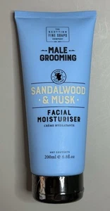 Scottish Fine Soaps SANDALWOOD & MUSK Facial Moisturiser Male Grooming 6.8oz NEW - Picture 1 of 4