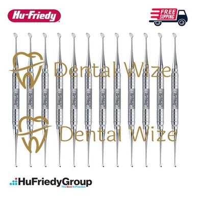 Hu-Friedy CM2/4 Molt 2/4 Dental Curette Double Ended – Lot of 12 - Image 1 of 3