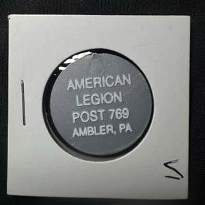 American Legion Post 769. Ambler, PA. ¿Bueno para? Ficha de plástico. P387 - Imagen 1 de 4