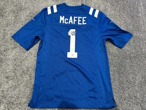 PAT MCAFEE Indianapolis Colts SIGNED Autograph Football Jersey PSA COA Nike S - Picture 1 of 3