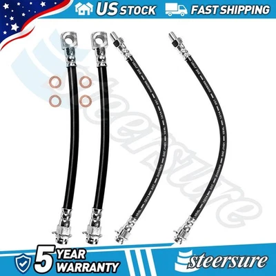 Manguera hidráulica de freno exterior delantero interior delantero Sunsong para Dodge W200 1975-1975 Foto 1 de 4