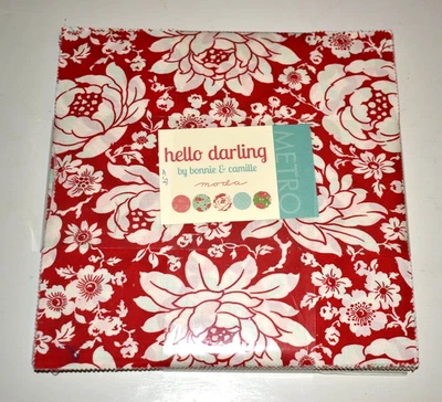 Hello Darling Bonnie & Camille Moda Layer Cake 10" Squares NEW Quilt & Sew - Image 1 of 2