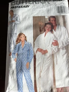 butterick patterns 4483 Unisex Robe, Top&Pants Sz L&XL - Picture 1 of 3