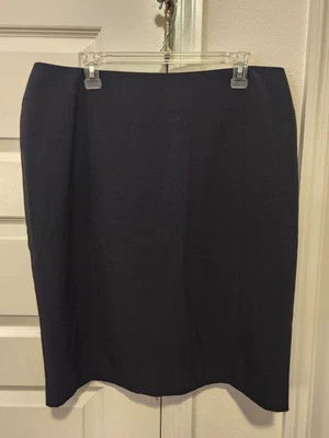 Falda Lápiz Nygard Collection Petite Poliéster Forrada Negra 16P Foto 1 de 4